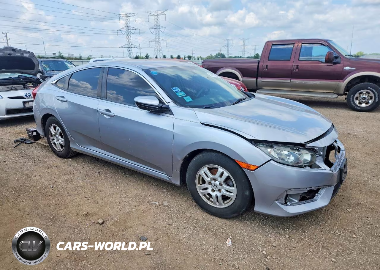 2017 Honda Civic Lx VIN:19XFC2F53HE027258 - 4