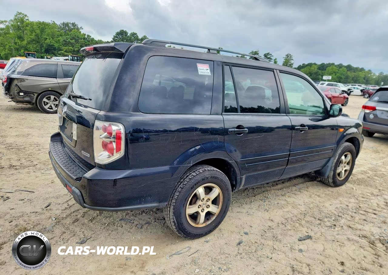 2006 Honda Pilot Ex VIN:5FNYF186X6B027913 - 3