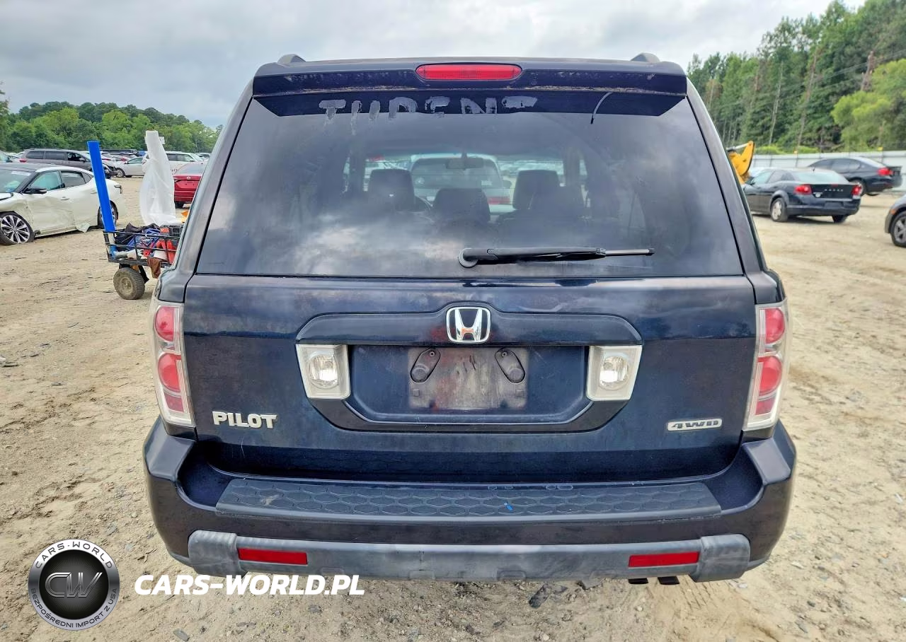 2006 Honda Pilot Ex VIN:5FNYF186X6B027913 - 6