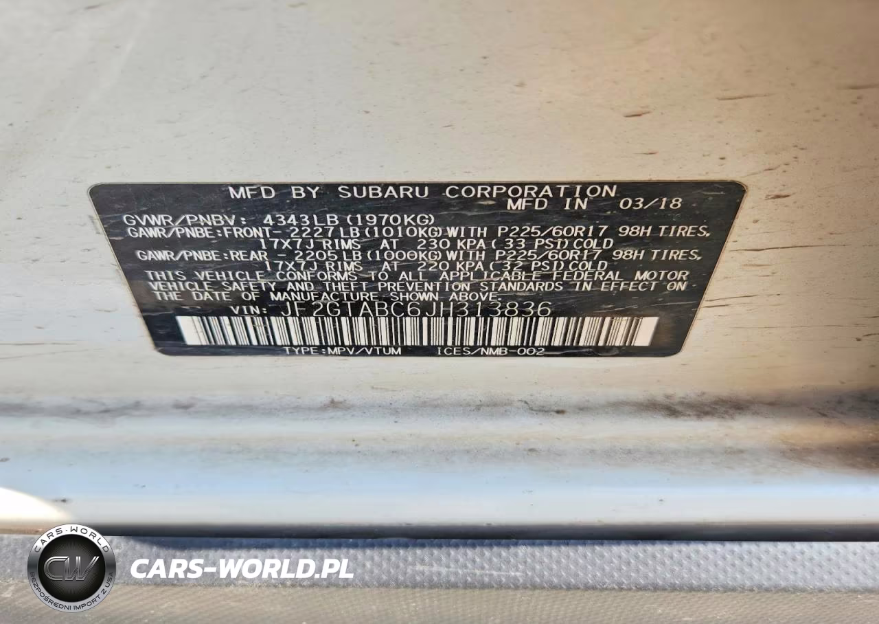 2018 Subaru Crosstrek Premium VIN:JF2GTABC6JH313836 - 14