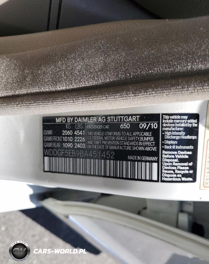 2011 Mercedes-Benz C 300 VIN:WDDGF5EB9BA451452 - 12