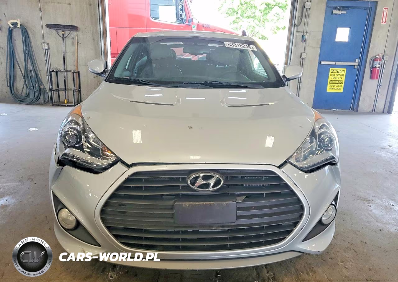 2013 Hyundai Veloster Turbo VIN:KMHTC6AEXDU083206 - 5