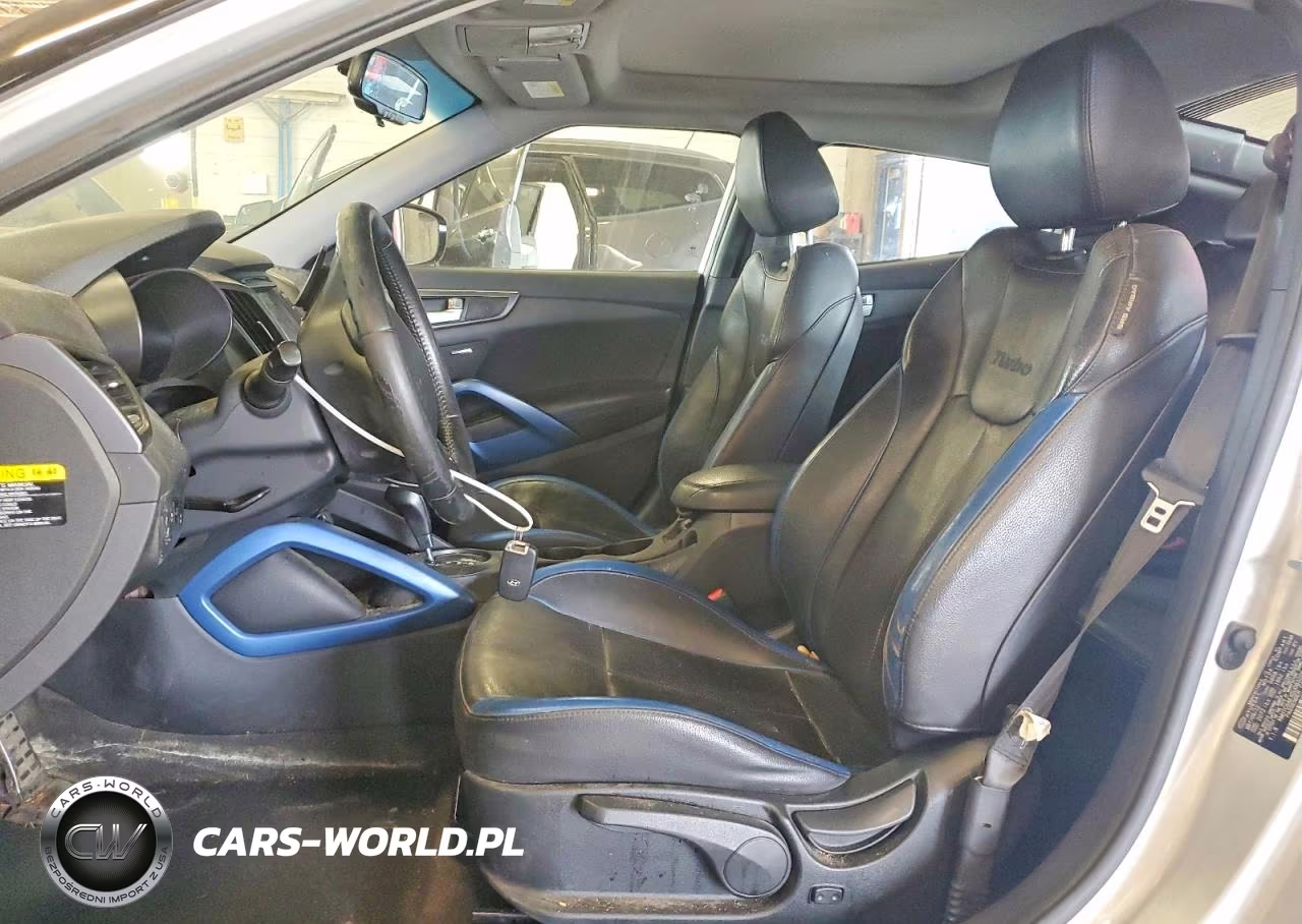2013 Hyundai Veloster Turbo VIN:KMHTC6AEXDU083206 - 7