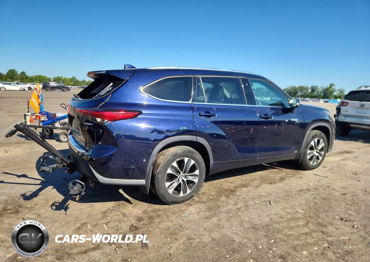 2020 Toyota Highlander Hybrid Xle VIN:5TDHBRCH6LS507778 - 3