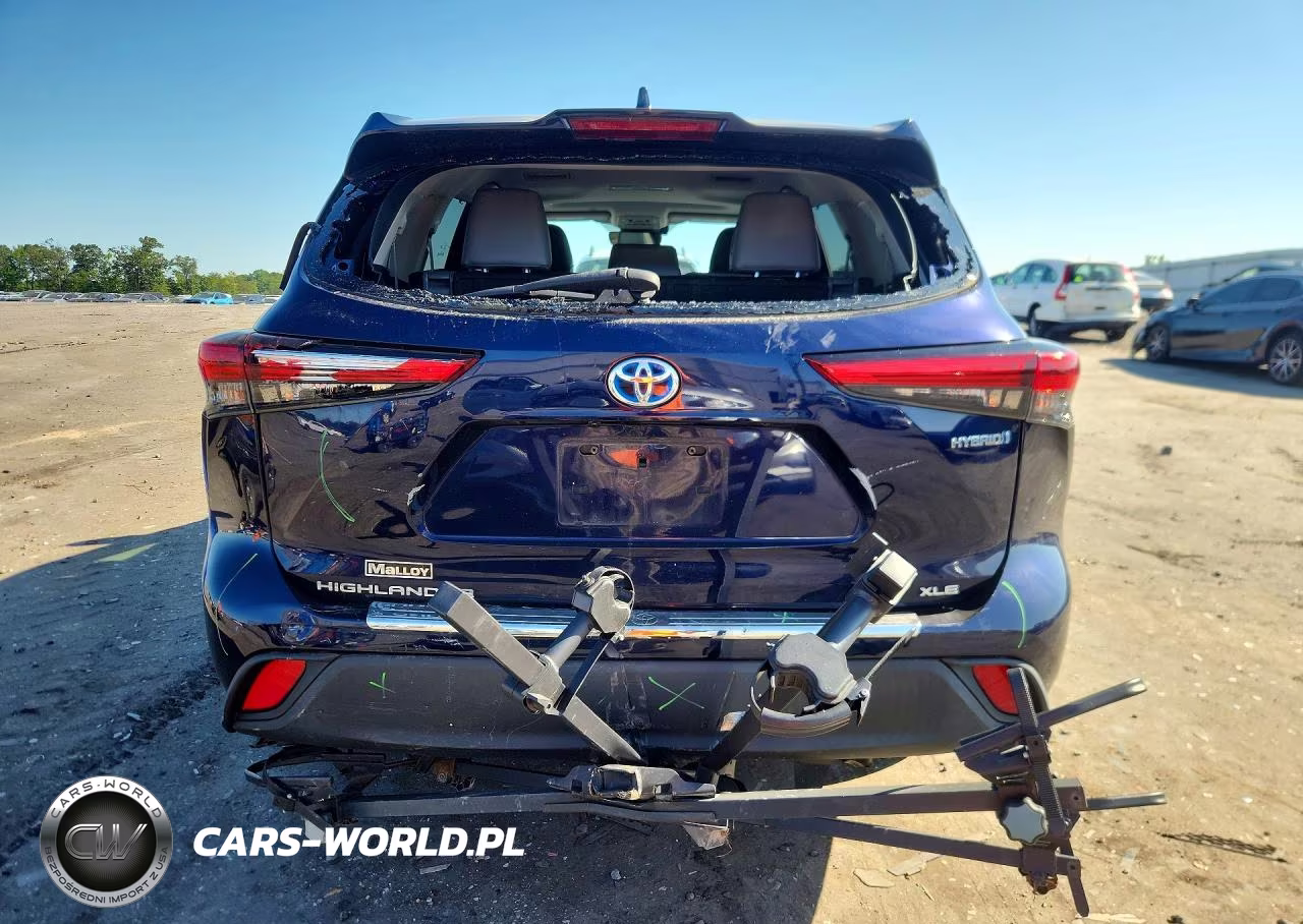 2020 Toyota Highlander Hybrid Xle VIN:5TDHBRCH6LS507778 - 6