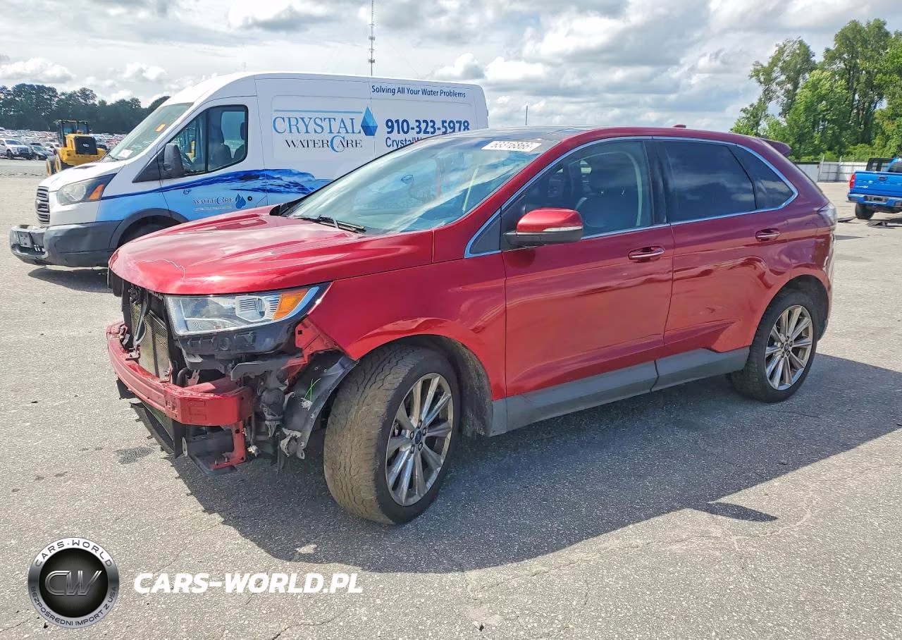 2017 Ford Edge Titanium VIN:2FMPK3K80HBB45185 - 1