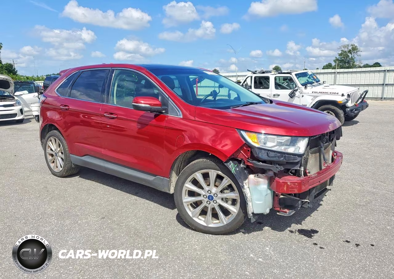 2017 Ford Edge Titanium VIN:2FMPK3K80HBB45185 - 4