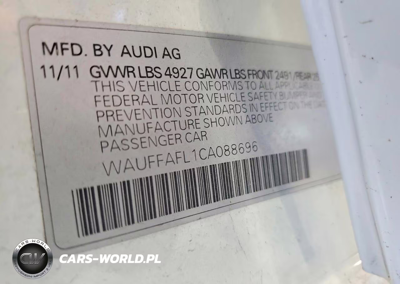 2012 Audi A4 Premium Plus VIN:WAUFFAFL1CA088696 - 12