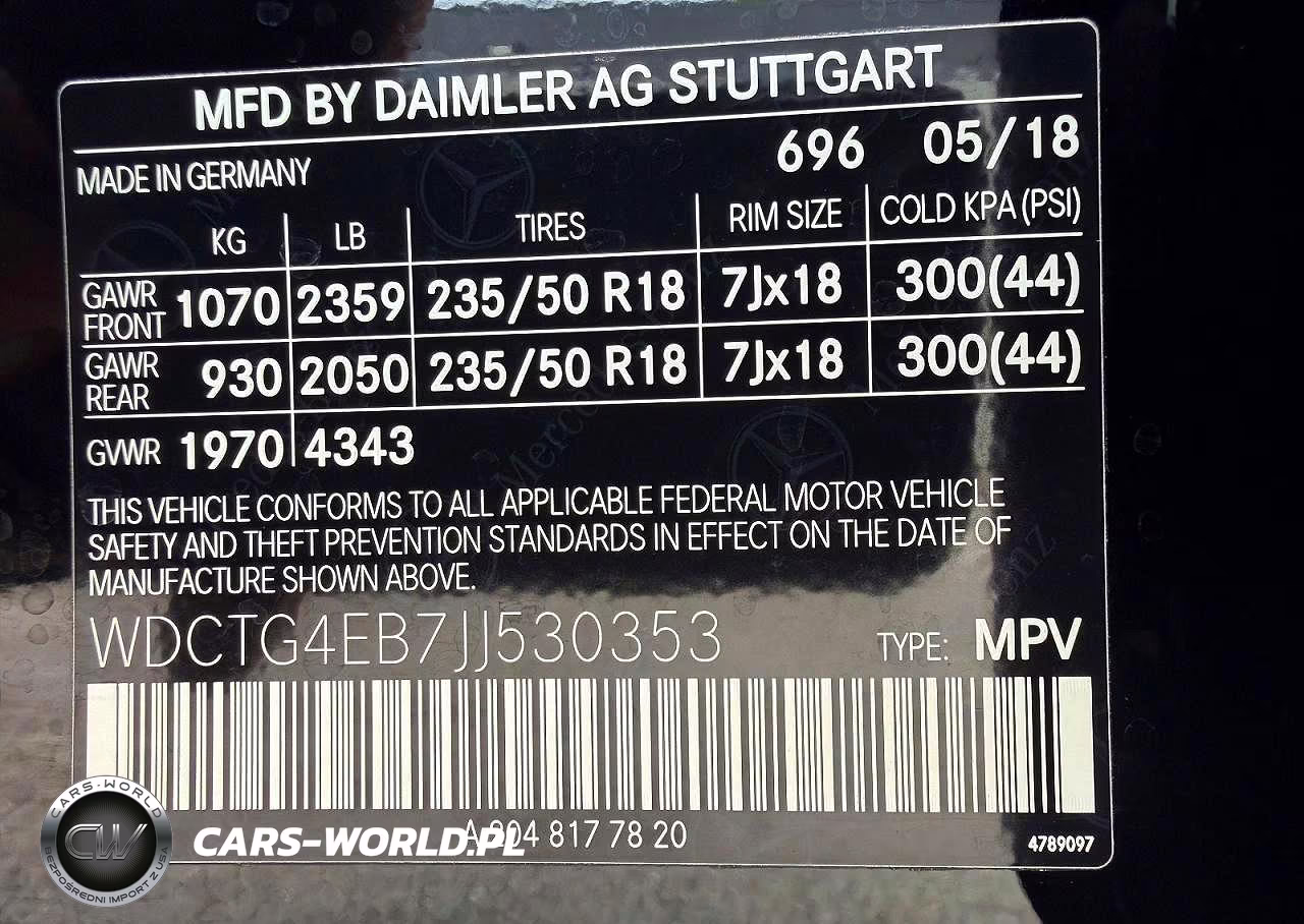 2018 Mercedes-Benz Gla 250 VIN:WDCTG4EB7JJ530353 - 15