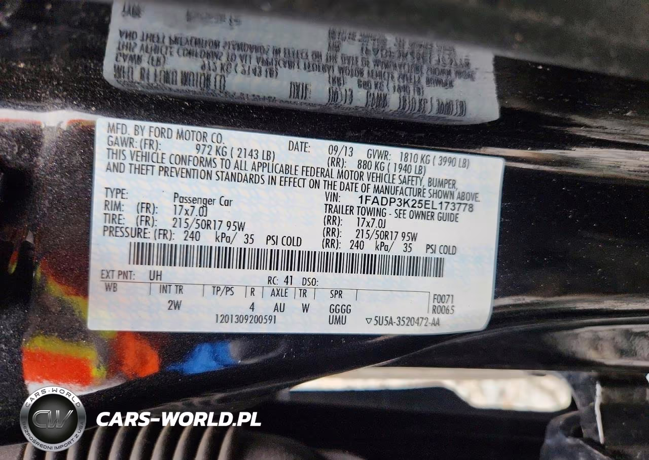 2014 Ford Focus Se VIN:1FADP3K25EL173778 - 12