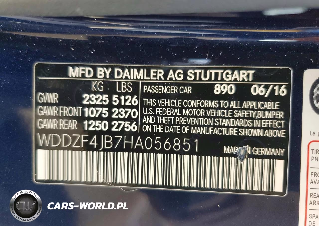 2017 Mercedes-Benz E 300 VIN:WDDZF4JB7HA056851 - 12