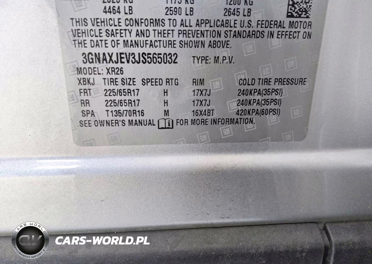 2018 Chevrolet Equinox Lt VIN:3GNAXJEV3JS565032 - 13
