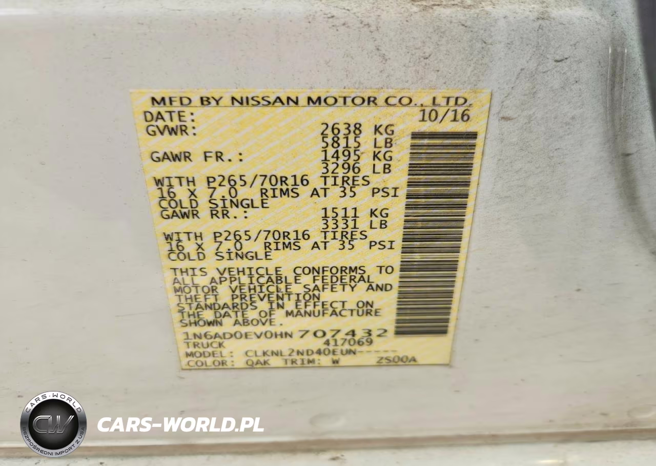 2017 Nissan Frontier Sv VIN:1N6AD0EV0HN707432 - 13