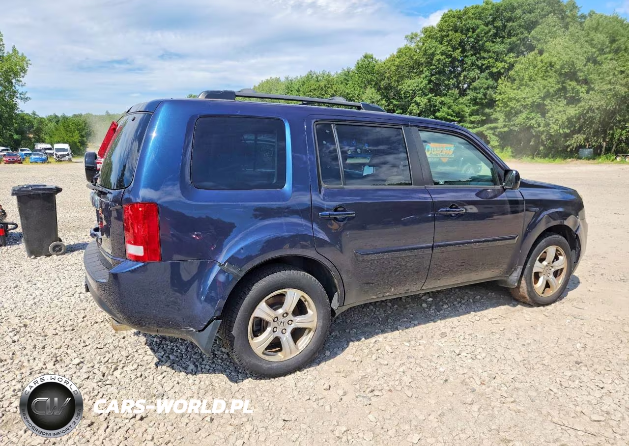 2012 Honda Pilot Ex VIN:5FNYF4H45CB078697 - 3