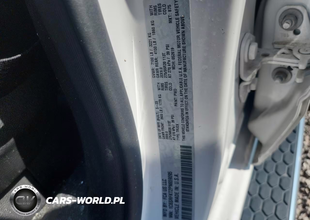 2023 Ram 1500 Longhorn VIN:1C6SRFKT2PN659095 - 12