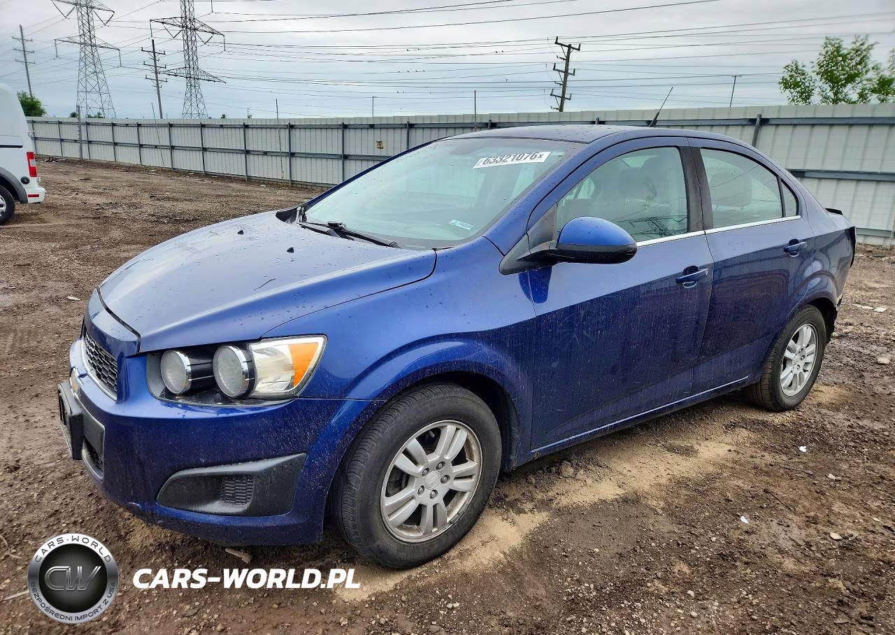 2013 Chevrolet Sonic Lt VIN:1G1JC5SH7D4122891 - 1