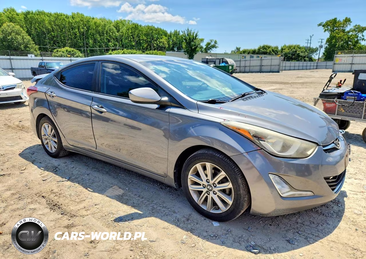 2014 Hyundai Elantra VIN:5NPDH4AE3EH473736 - 4