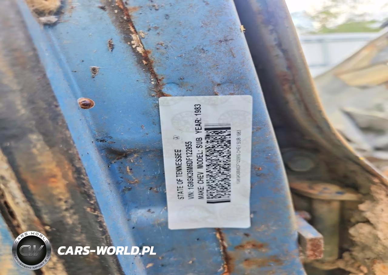 1983 Chevrolet Suburban K2 VIN:1G8GK26M6DF122955 - 12