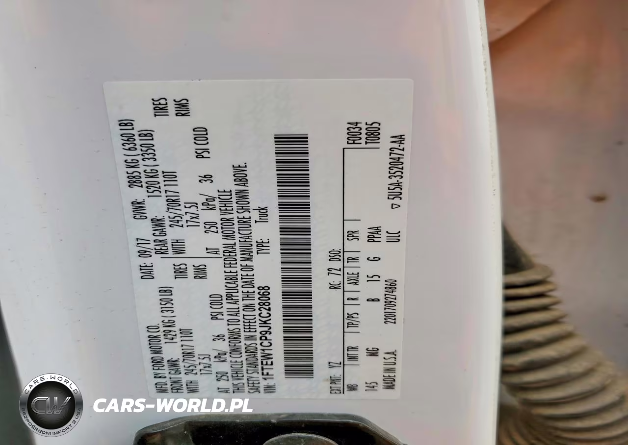 2018 Ford F150 Supercrew VIN:1FTEW1CP9JKC28068 - 12