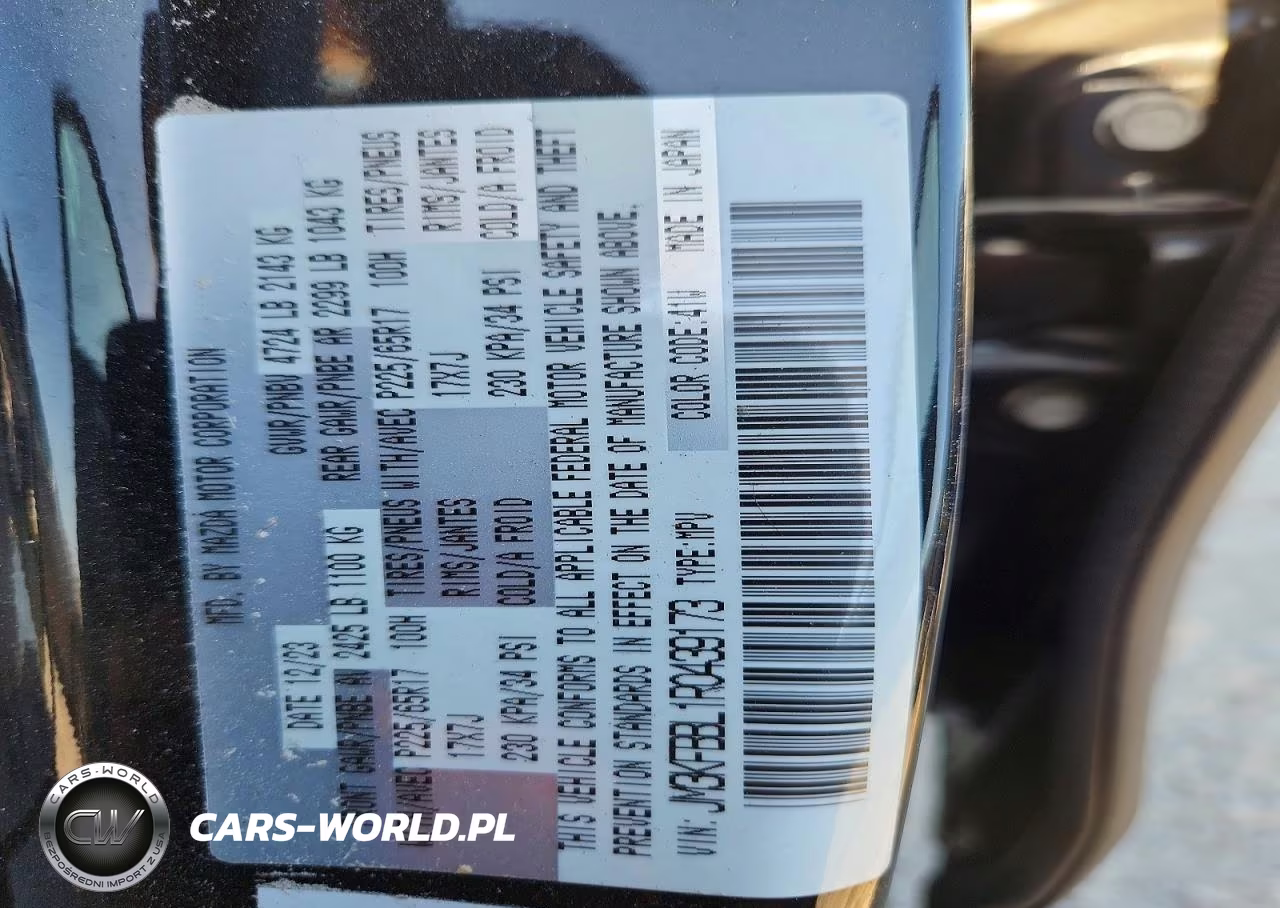 2024 Mazda Cx-5 Select VIN:JM3KFBBL1R0439173 - 13