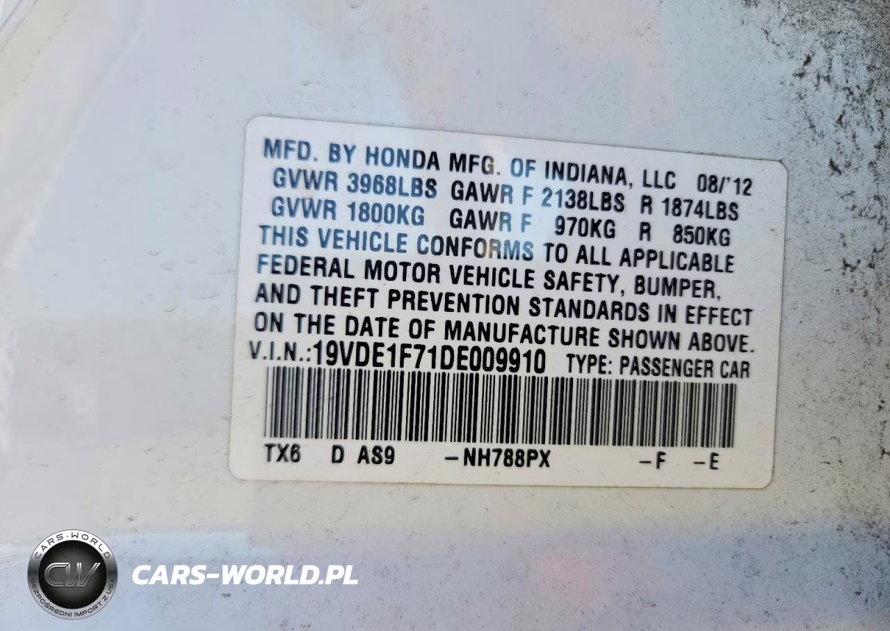 2013 Acura Ilx 20 Tech VIN:19VDE1F71DE009910 - 12