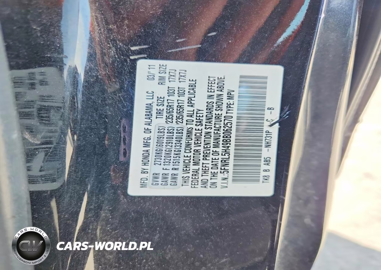 2011 Honda Odyssey Ex VIN:5FNRL5H49BB062570 - 13