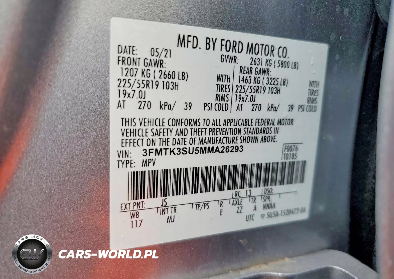 2021 Ford Mustang Mach-E Premium VIN:3FMTK3SU5MMA26293 - 13