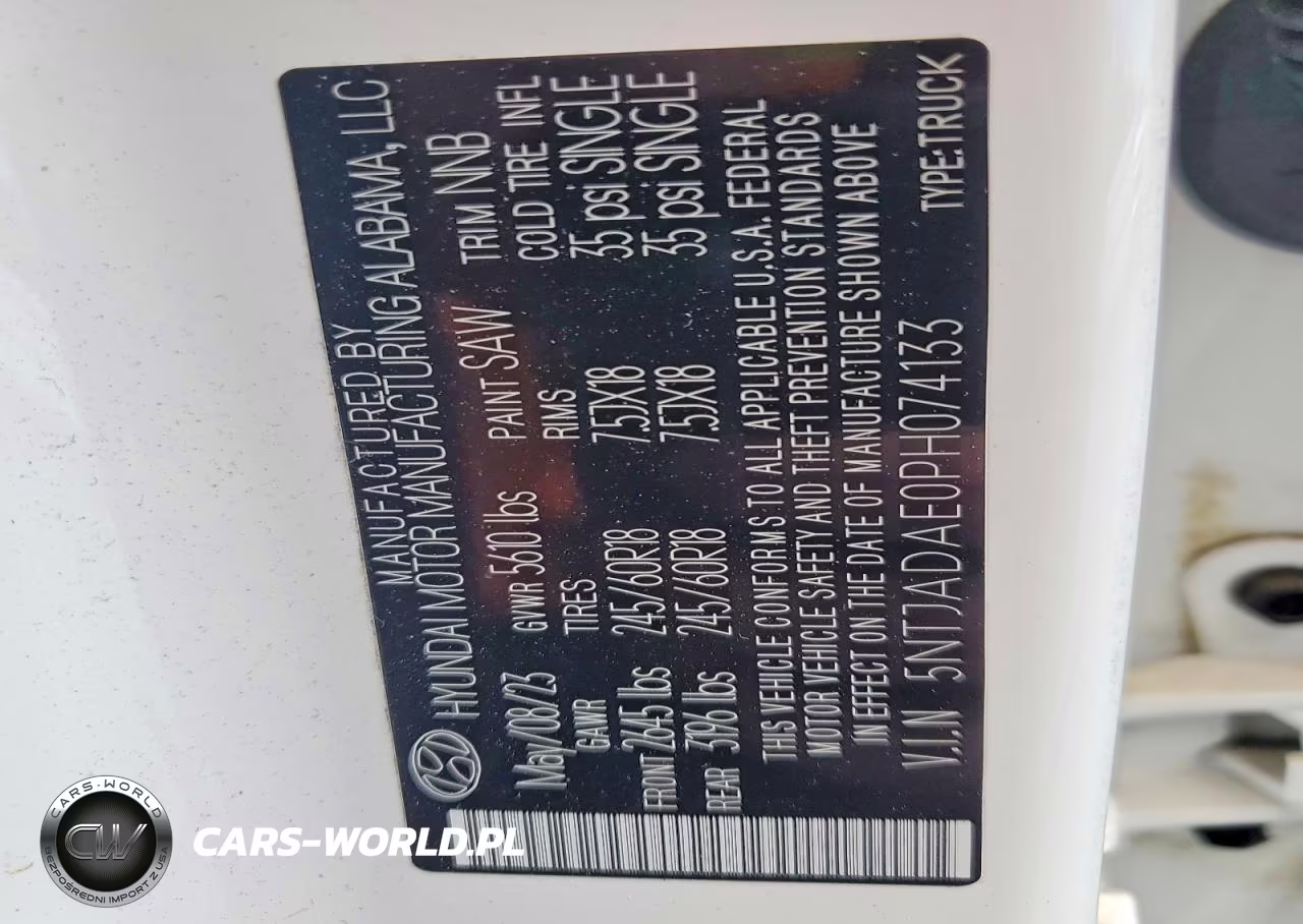 2023 Hyundai Santa Cruz Se VIN:5NTJADAE0PH074133 - 13