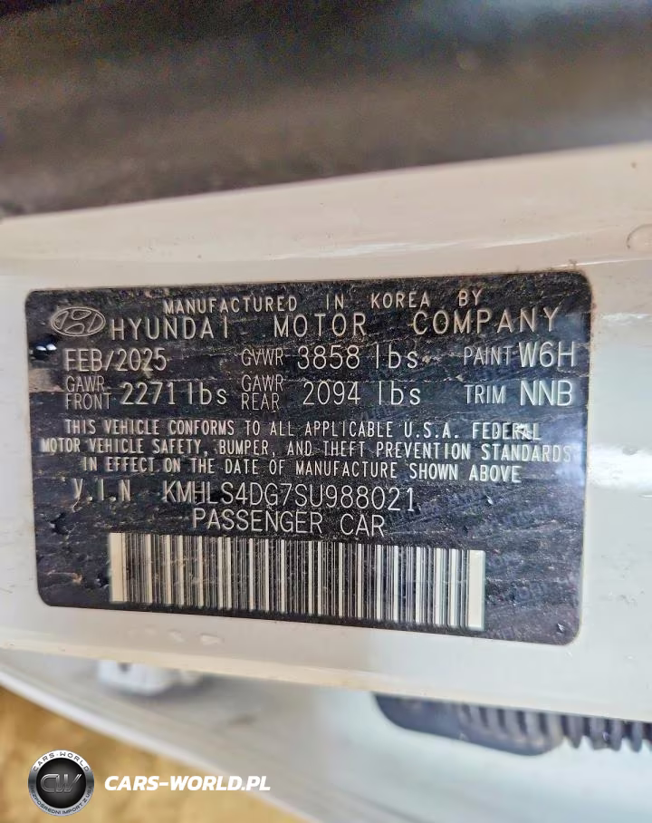 2025 Hyundai Elantra Sel VIN:KMHLS4DG7SU988021 - 12