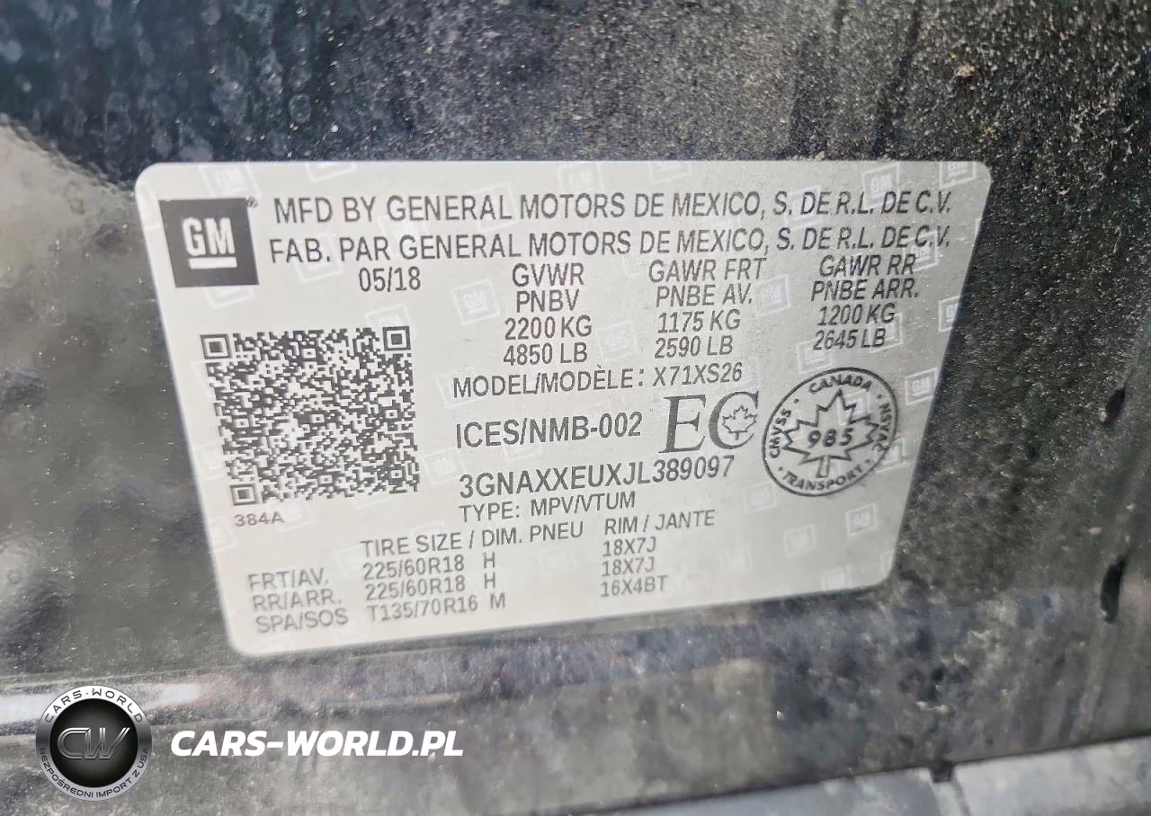 2018 Chevrolet Equinox Premier VIN:3GNAXXEUXJL389097 - 12