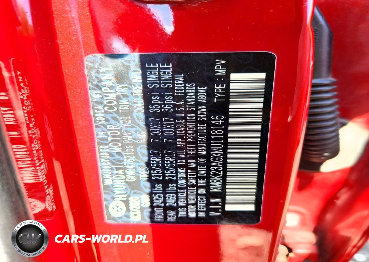 2021 Hyundai Kona Sel VIN:KM8K23AGXMU118146 - 13