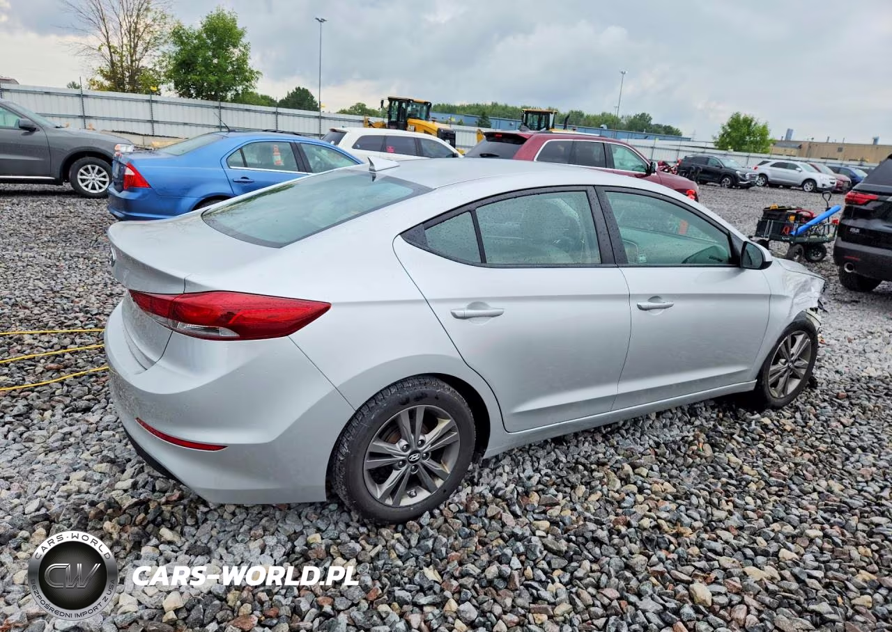 2017 Hyundai Elantra Se VIN:5NPD84LF8HH021713 - 3