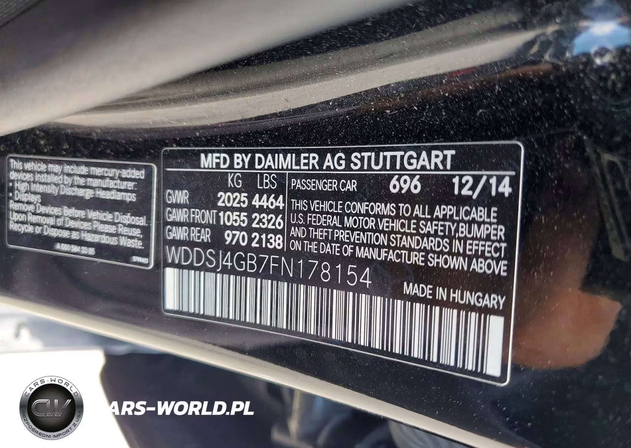 2015 Mercedes-Benz Cla 250 4Matic VIN:WDDSJ4GB7FN178154 - 12