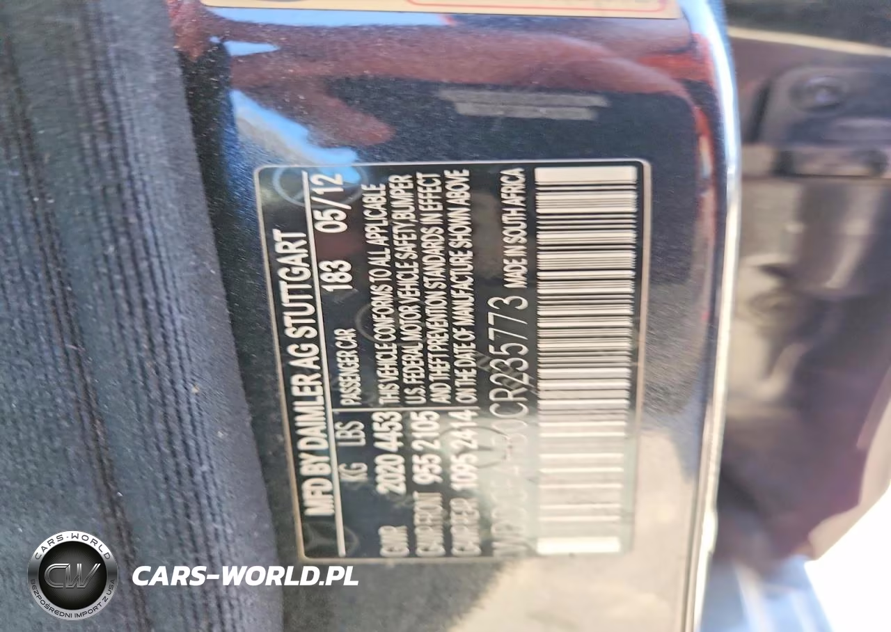 2012 Mercedes-Benz C 250 VIN:WDDGF4HB0CR235773 - 12