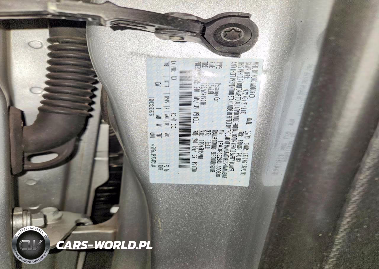 2013 Ford Focus S VIN:1FADP3E26DL350638 - 12