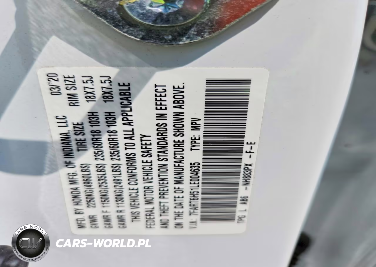 2020 Honda Cr-V Hybrid Ex VIN:7FART6H51LE004635 - 12