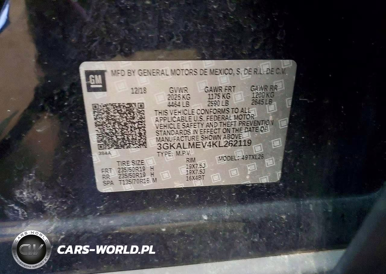 2019 GMC Terrain Sle VIN:3GKALMEV4KL262119 - 13