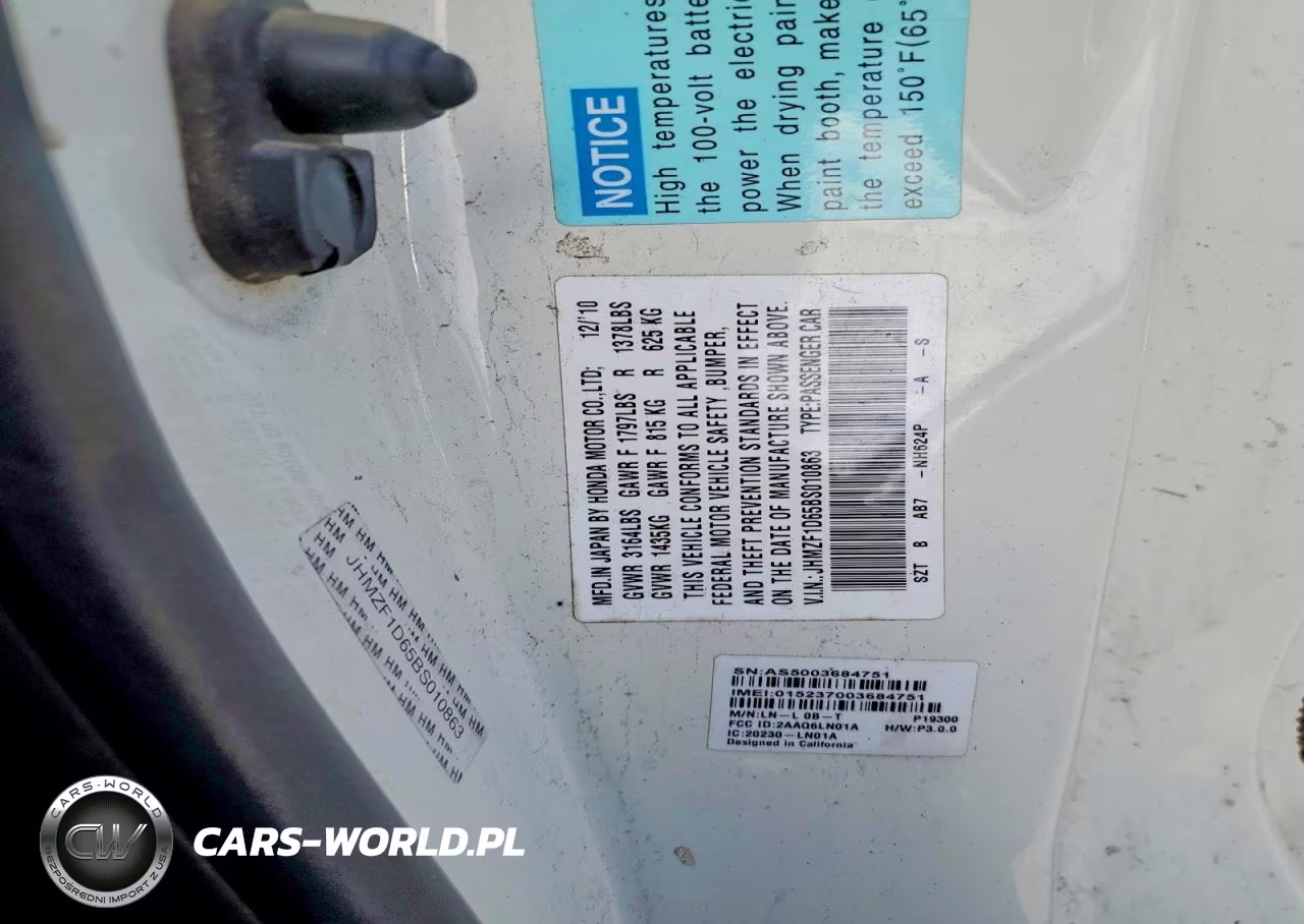 2011 Honda Cr-Z Ex VIN:JHMZF1D65BS010863 - 12