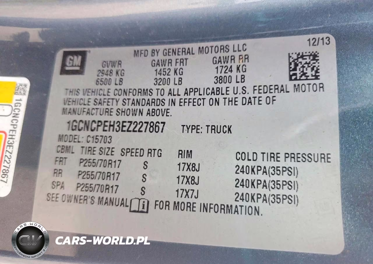2014 Chevrolet Silverado C1500 VIN:1GCNCPEH3EZ227867 - 12