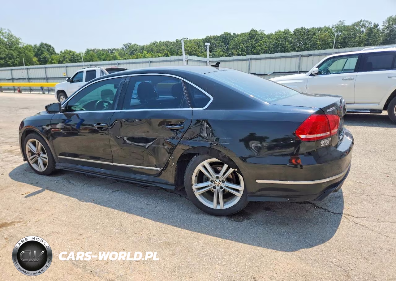 2013 Volkswagen Passat Sel VIN:1VWCN7A35DC066187 - 2