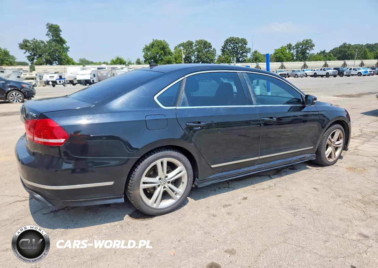 2013 Volkswagen Passat Sel VIN:1VWCN7A35DC066187 - 3