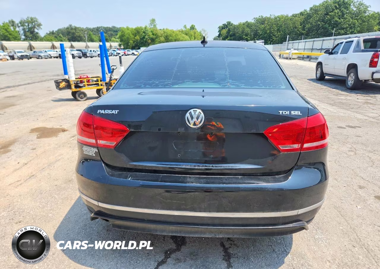 2013 Volkswagen Passat Sel VIN:1VWCN7A35DC066187 - 6