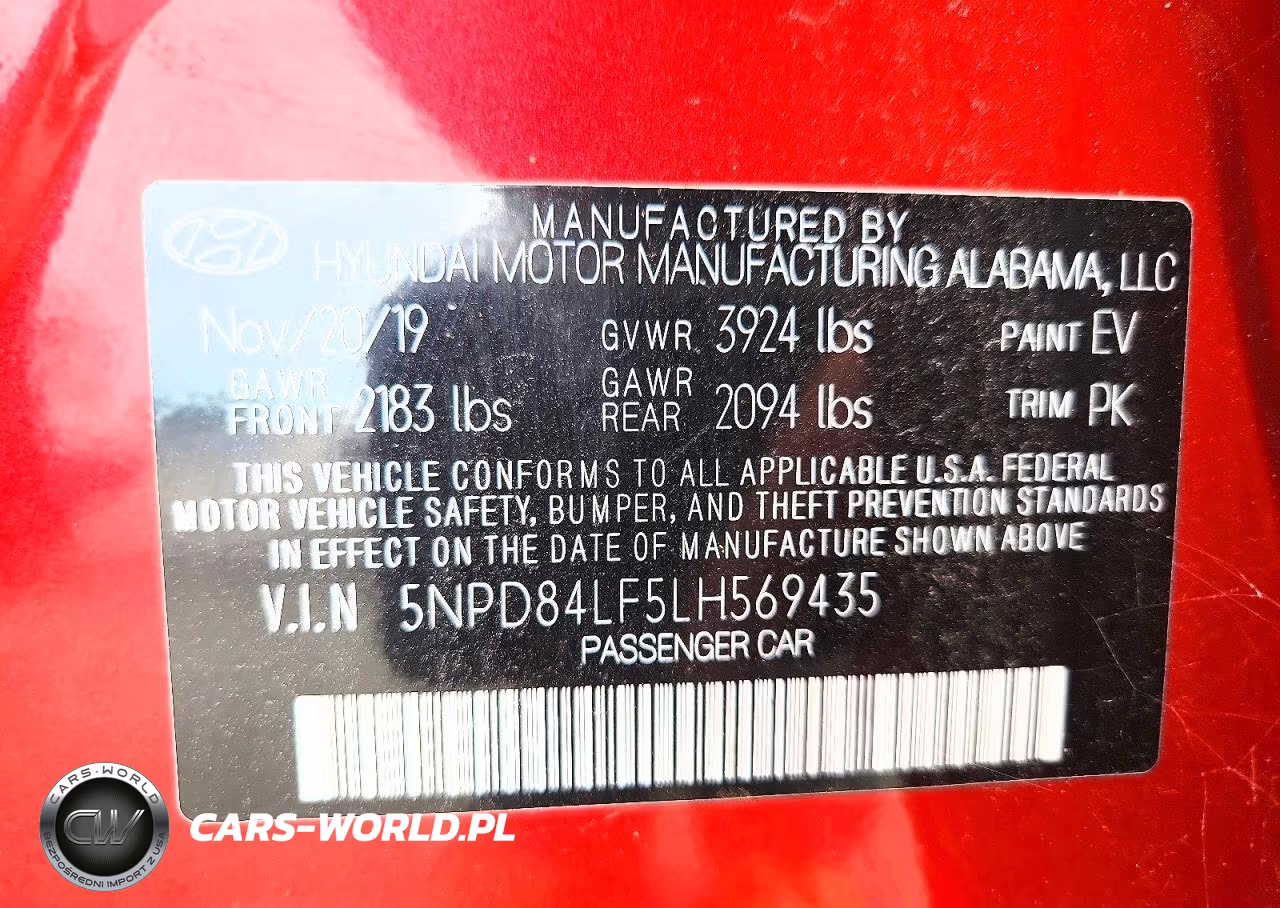 2020 Hyundai Elantra Sel VIN:5NPD84LF5LH569435 - 13