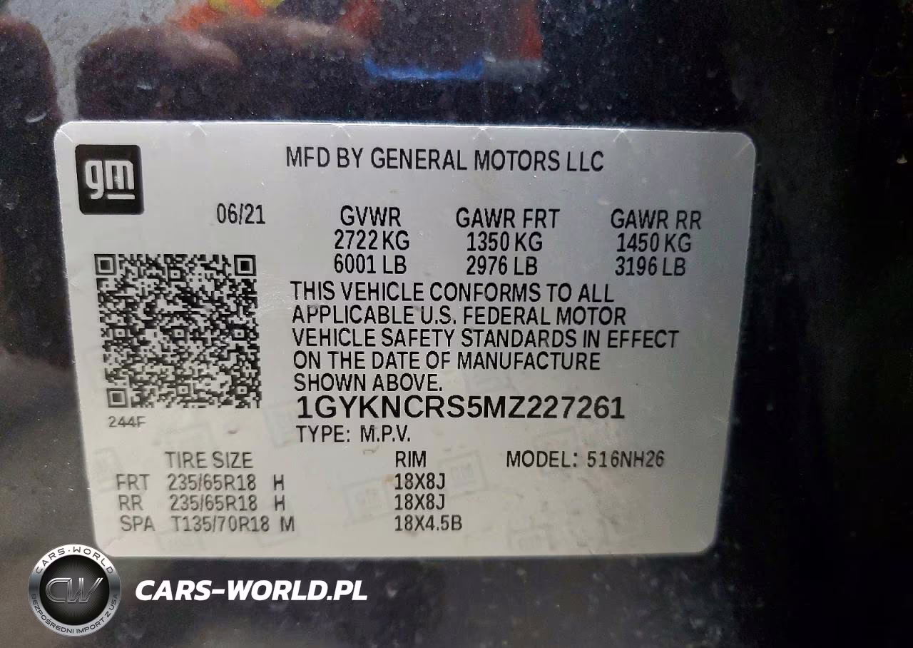 2021 Cadillac Xt5 Premium Luxury VIN:1GYKNCRS5MZ227261 - 13