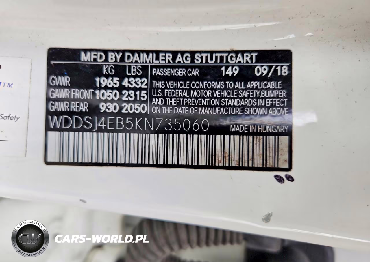 2019 Mercedes-Benz Cla 250 VIN:WDDSJ4EB5KN735060 - 12