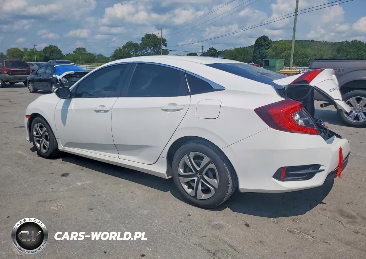 2017 HONDA CIVIC LX VIN:19XFC2F50HE001670 - 2