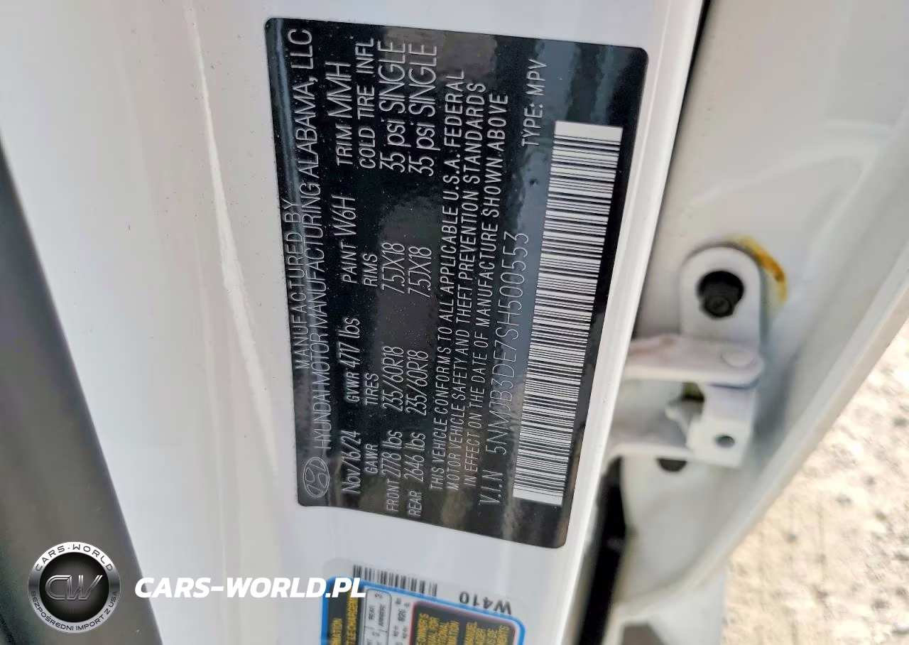 2025 Hyundai Tucson Sel VIN:5NMJB3DE7SH500553 - 12