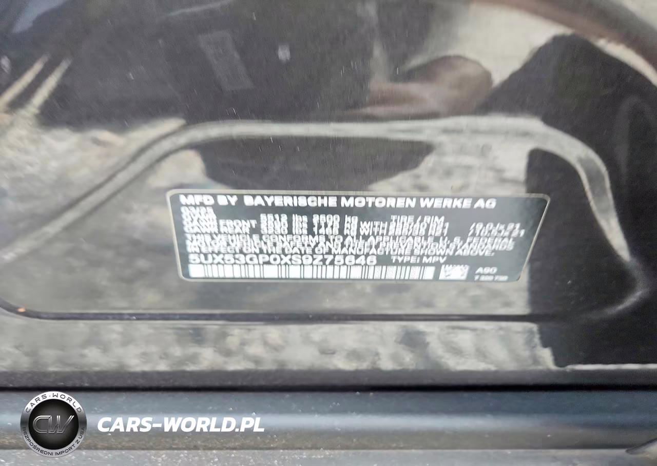 2025 BMW X3 30 xDrive VIN:5UX53GP0XS9Z75646 - 13