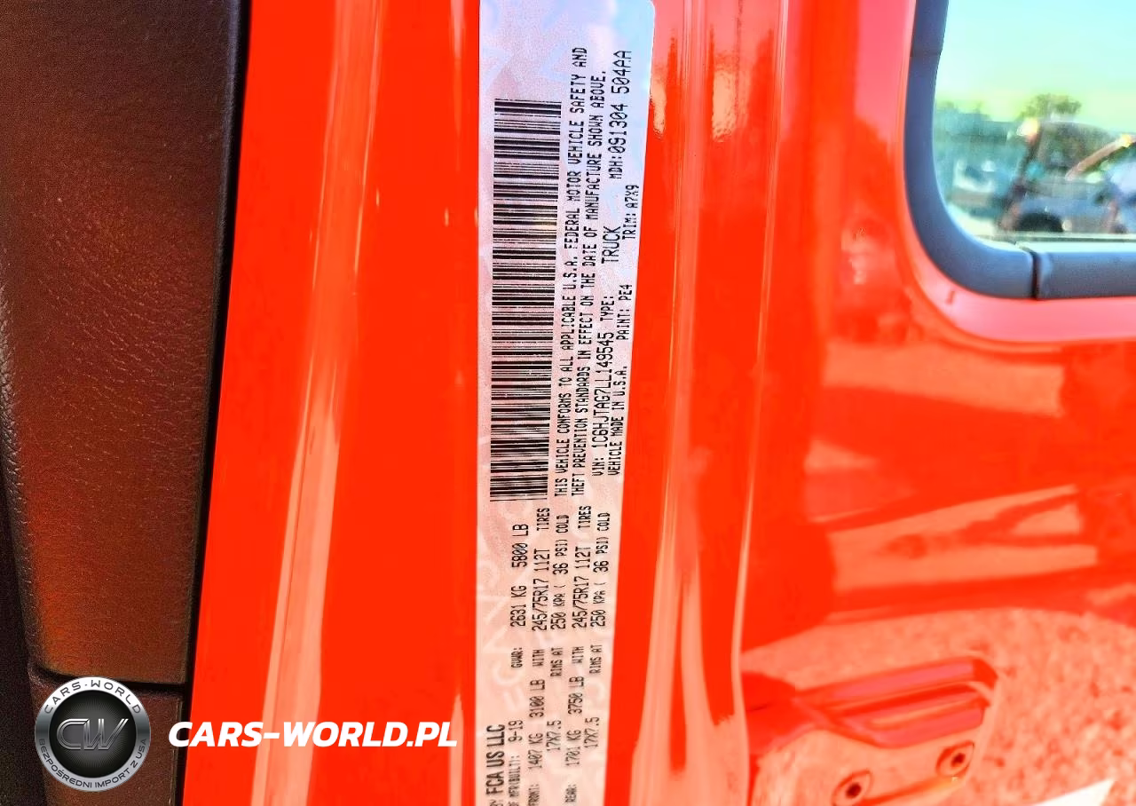 2020 Jeep Gladiator Sport VIN:1C6HJTAG7LL149545 - 13