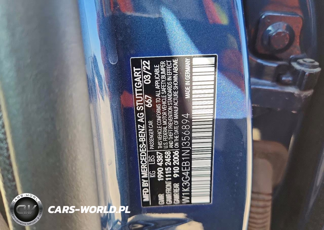 2022 Mercedes-Benz A 220 VIN:W1K3G4EB1NJ356894 - 13